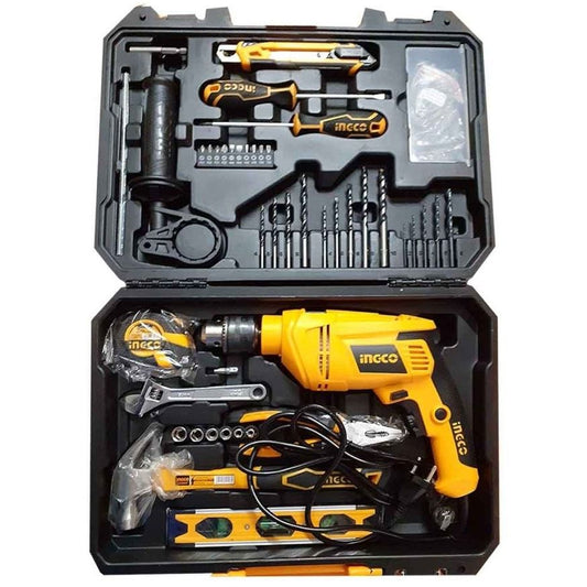 INGCO Impact Drill 650W with 101 Piece Tool Set HKTHP11021