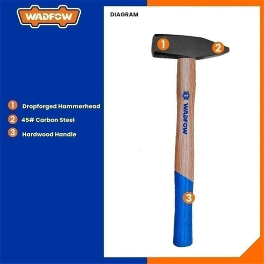 WADFOW Machinist Hammer Wood Handle