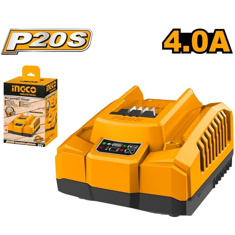 INGCO 20V 2x4.0Ah Battery + 4A Charger Set FBCPK2013