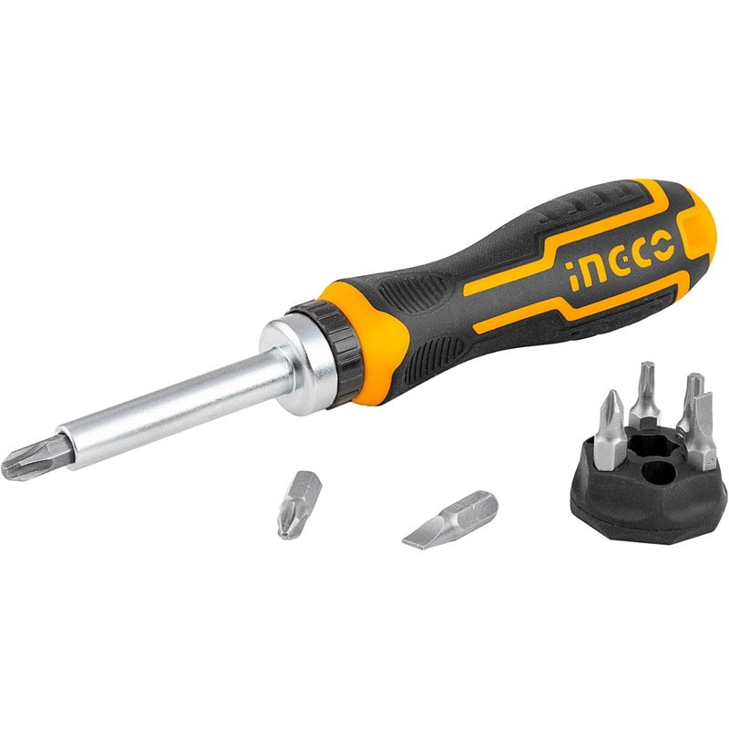 INGCO 8 PCS in 1 Ratchet Screwdriver AKISD0808