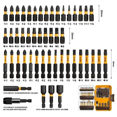 INGCO 51PCS Impact Driver Bit Set AKDL25106