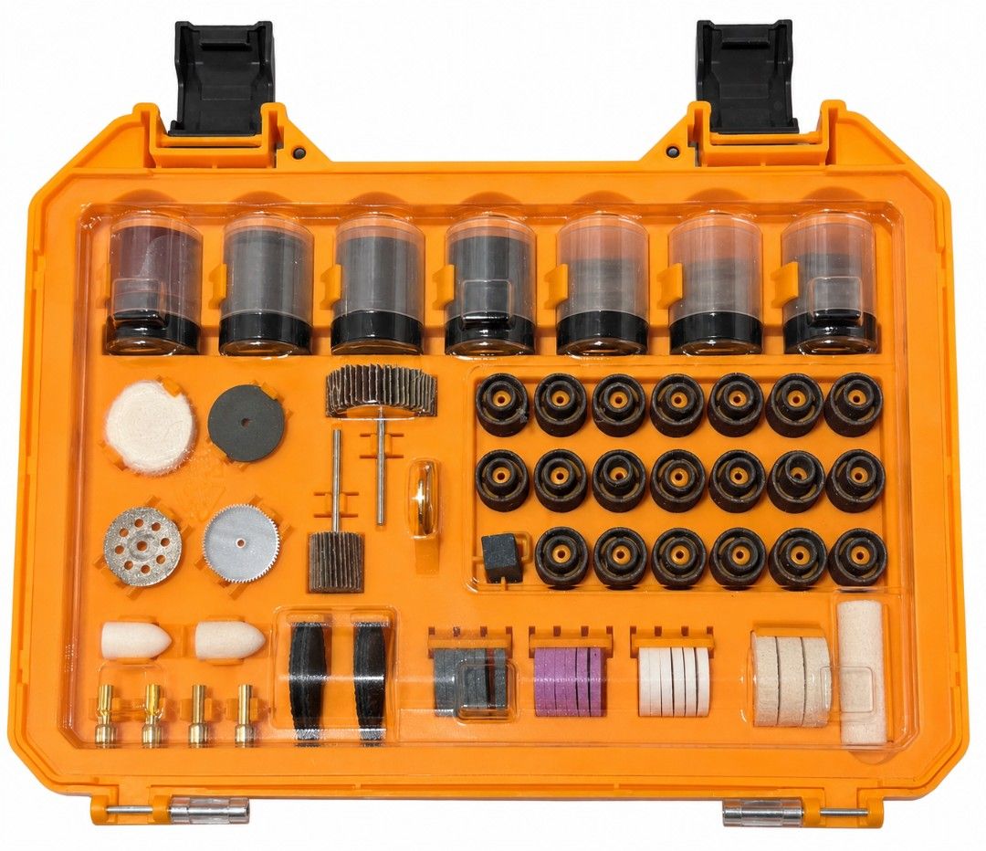INGCO AKMG4208 420PCS Mini Drill Accessories Set