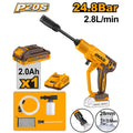 INGCO 20V Li-Ion Pressure Washer 24.8 Bar CPWLI20362