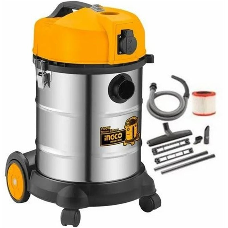INGCO Wet & Dry Vacuum Cleaner 1400W 30L VC14301