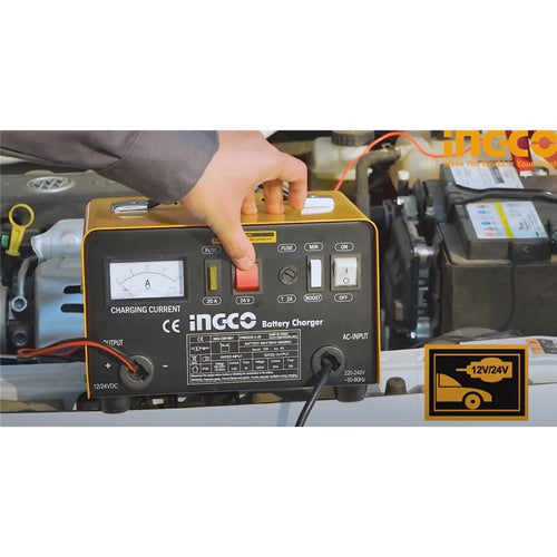 12V/24V Car Battery Charger with Boost Function 9/4A | ING-CB1601