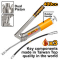 INGCO Heavy-Duty Grease Gun 400CC + 12" Flex Hose GRG015002