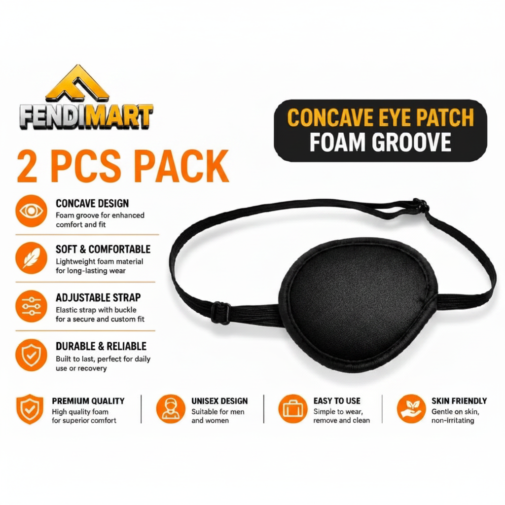 FENDIMART Eye Patch 2 Pcs White Background