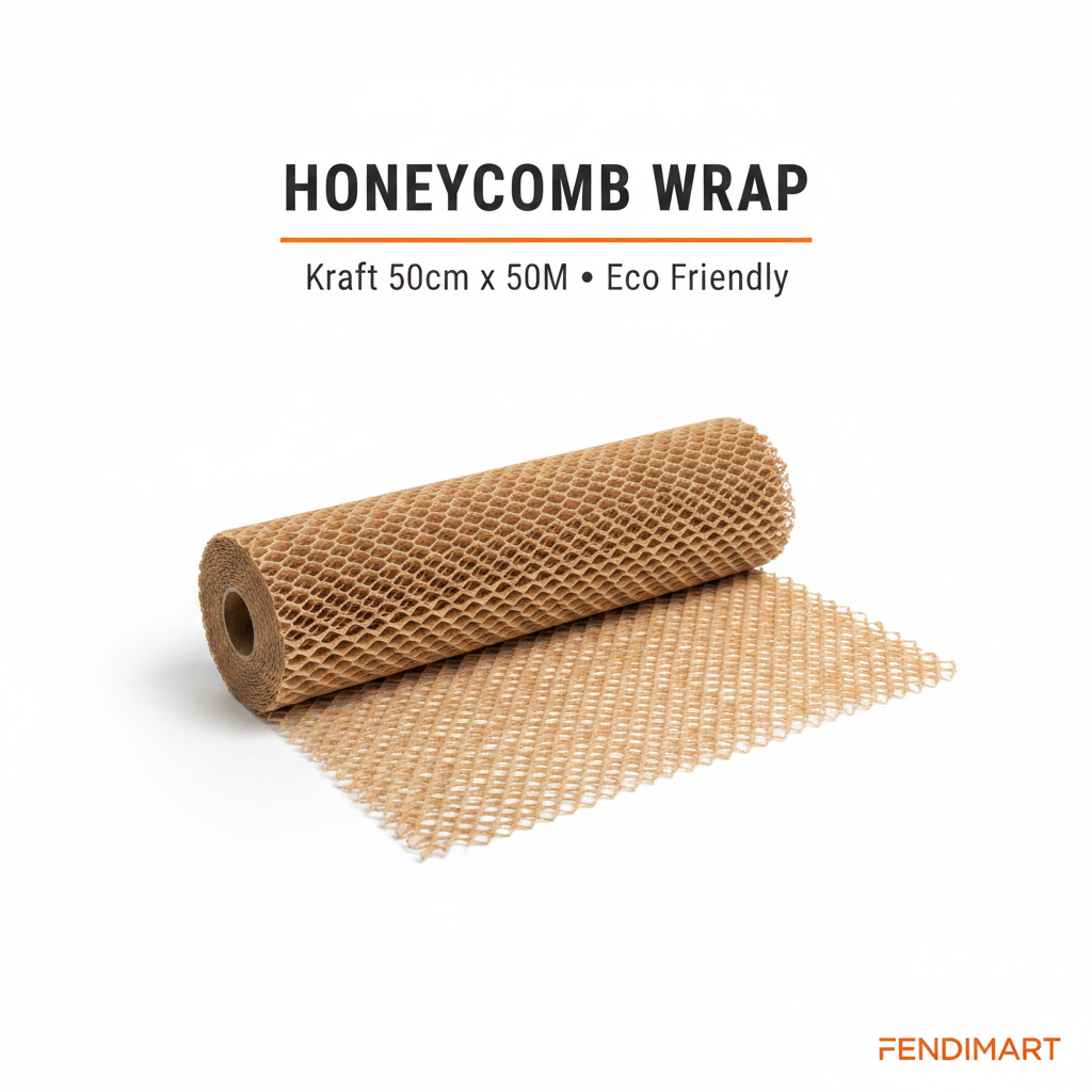 Honeycomb Wrap | Honeycomb Paper Replace Bubble Wrap (50cm x 50M)