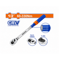 WADFOW 1/2" CR-V Torque Wrench 60-330Nm WWQ4D12