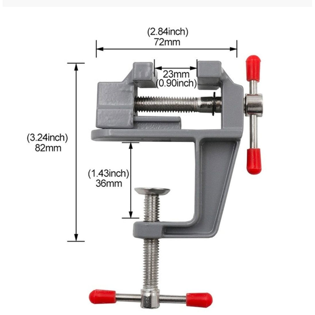 Fendimart Mini Jeweler Table Clamp Bench Vise