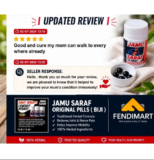 Jamu Saraf – Traditional Herbal Formula with Tongkat Ali & Ginseng Extract