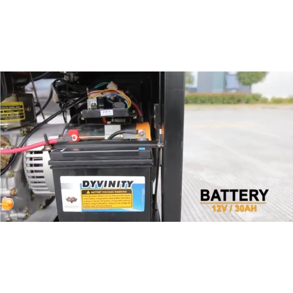 INGCO Diesel Welder & Generator Electric Start Max 180A, 4.6KW GDW65001