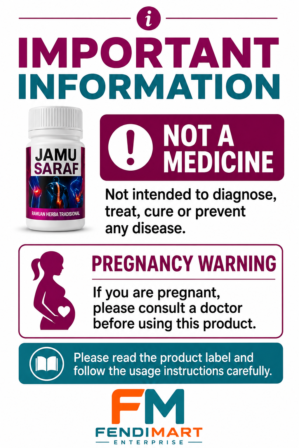 Jamu Saraf – Traditional Herbal Formula with Tongkat Ali & Ginseng Extract | Buy More to Save More with Free Delivery