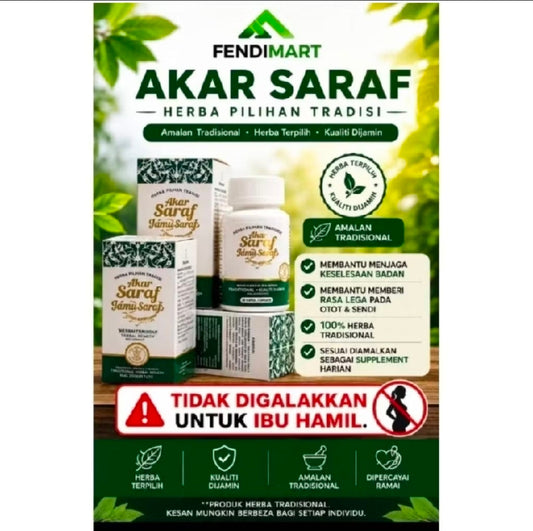 Akar Saraf Original | Herba Pilihan Ramai | Ready Stock SG 🇸🇬