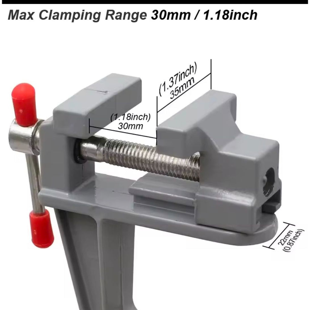 Fendimart Mini Jeweler Table Clamp Bench Vise