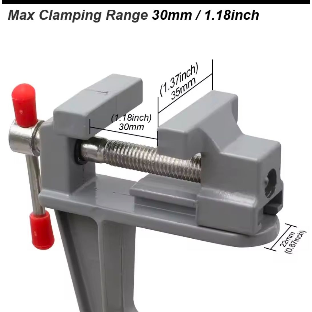 Fendimart Mini Jeweler Table Clamp Bench Vise
