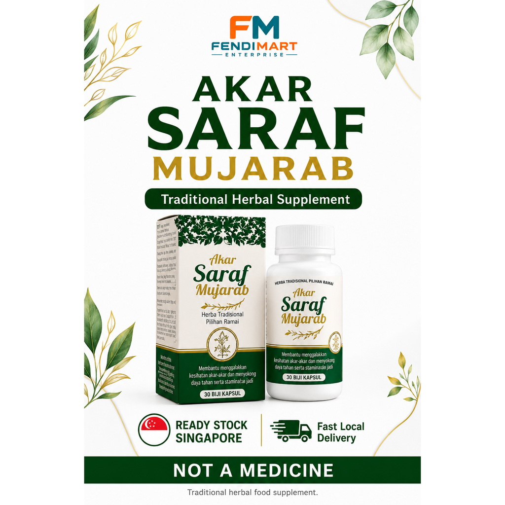 Akar Saraf Original | Herba Pilihan Ramai | Buy More to Save More with Free Delivery