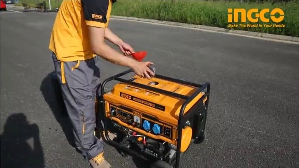 INGCO Gasoline Generator Max 5500W Rated 5000W GE55003