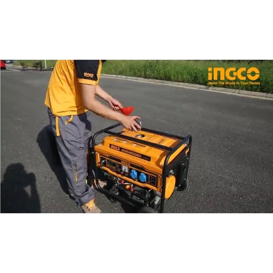 INGCO Gasoline Generator Max 5500W Rated 5000W GE55003