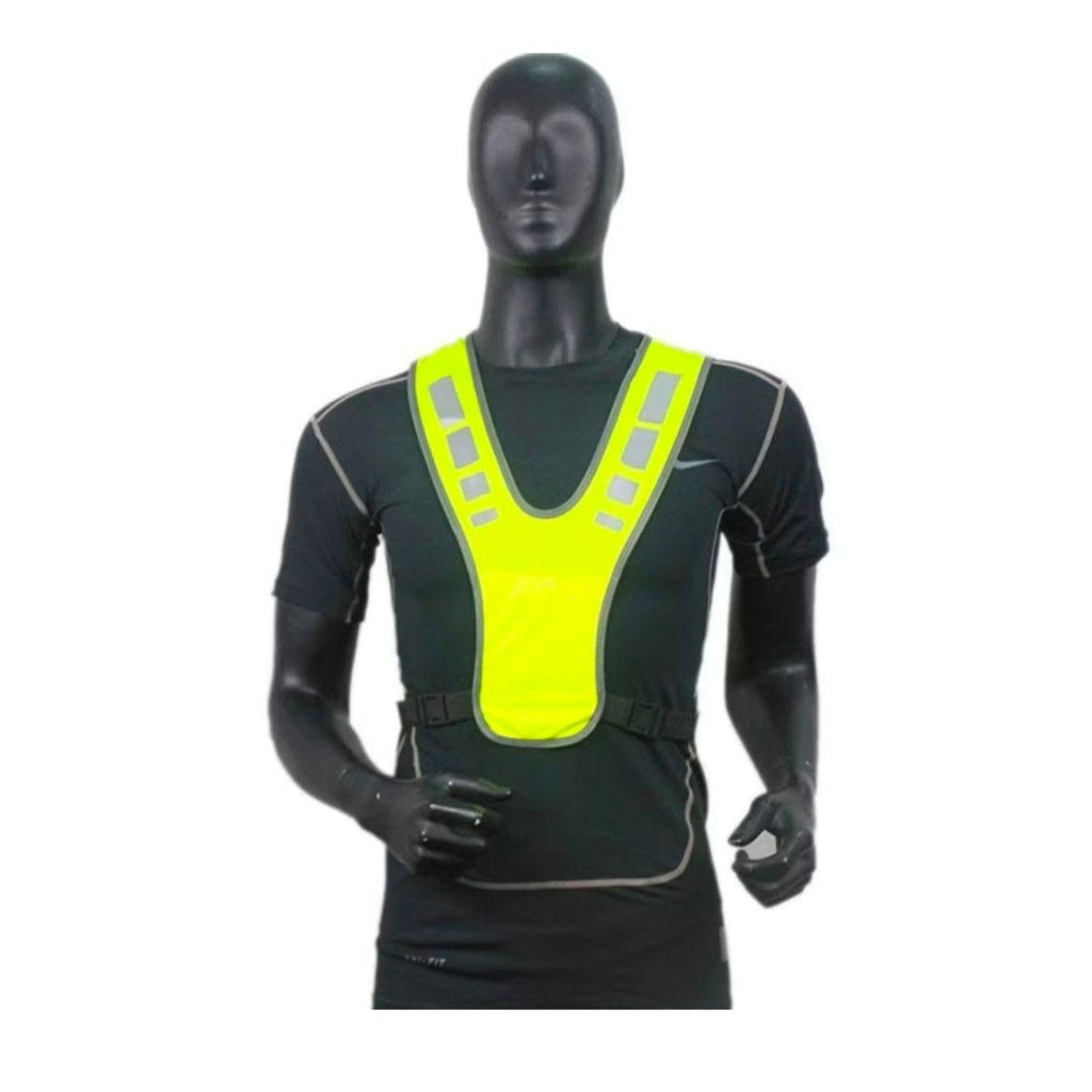 Fendimart Unisex Jogging Vest Outdoor Protective Vest Night Running Elastic Cycling Safety Reflective Sports Bicycle Harness