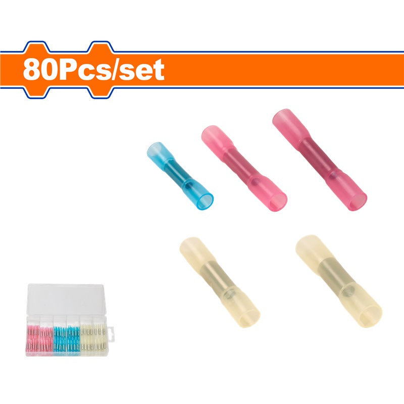 WADFOW 80pcs Heat Shrink Tubing Connector Set WYU1B01