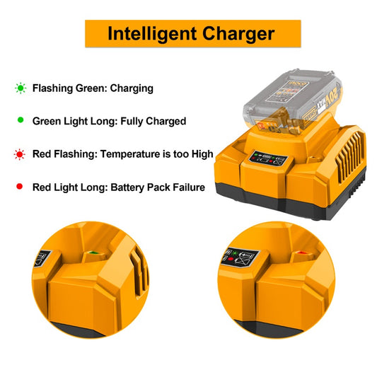 INGCO 20V Li-Ion Fast Intelligent Charger 4A FCLI20411
