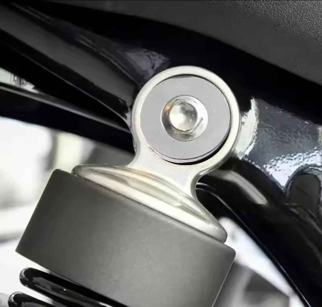 M6 Motorcycle Anti-Vibration Rubber Cushion Mount with Steel Sleeve 10 sets