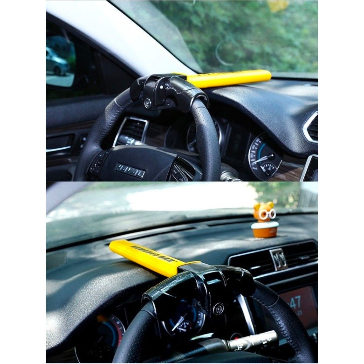 Fendimart Car Steering Wheel Lock With Keys Anti Theft