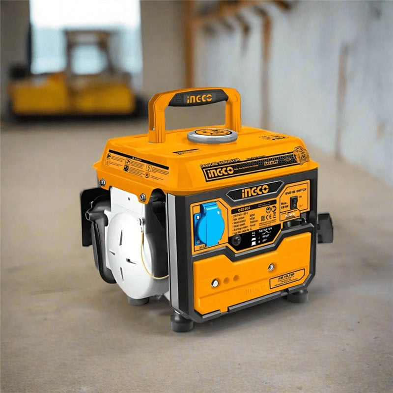 INGCO Portable 2-Stroke Gasoline Generator 800W Rated 650W GE8005