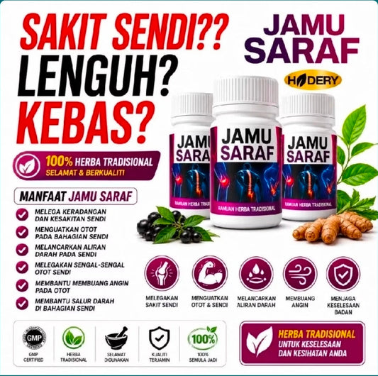 Jamu Saraf – Traditional Herbal Formula with Tongkat Ali & Ginseng Extract | Buy More to Save More with Free Delivery