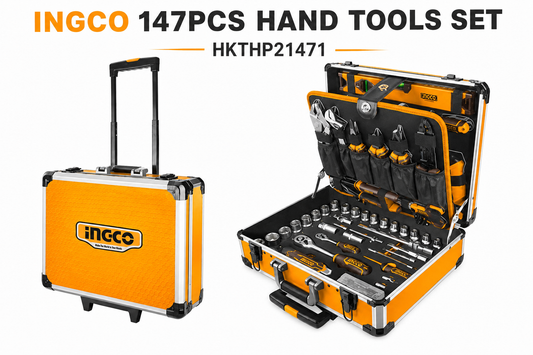 INGCO 147PCS HAND TOOLS SET
Model: HKTHP21471