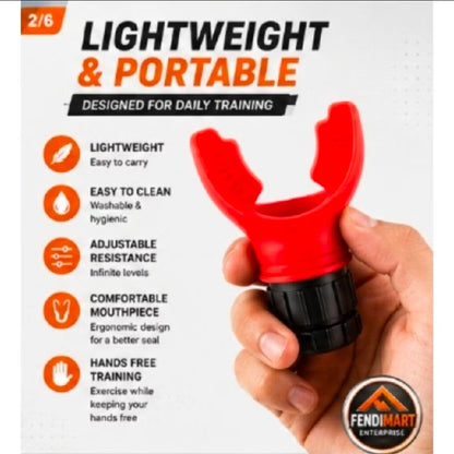 Adjustable Breathing Trainer | Respiratory Training Device | Fitness & Endurance Exercise Tool