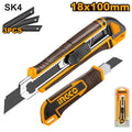 INGCO Snap Off Blade Knife W/3PCS SK5 18MM Blade HKNS28035