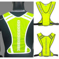 Fendimart Unisex Jogging Vest Outdoor Protective Vest Night Running Elastic Cycling Safety Reflective Sports Bicycle Harness