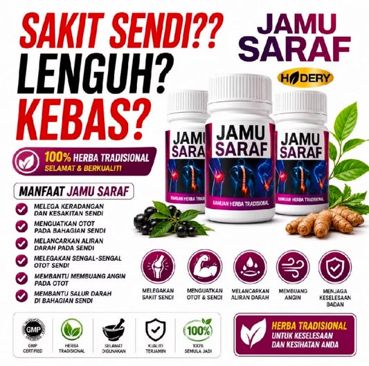 Jamu Saraf – Traditional Herbal Formula with Tongkat Ali & Ginseng Extract