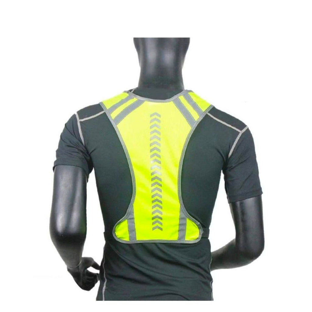 Fendimart Unisex Jogging Vest Outdoor Protective Vest Night Running Elastic Cycling Safety Reflective Sports Bicycle Harness