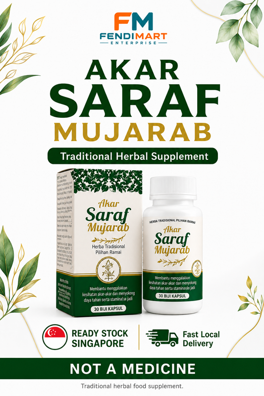 Akar Saraf Original | Herba Pilihan Ramai | Buy More to Save More with Free Delivery