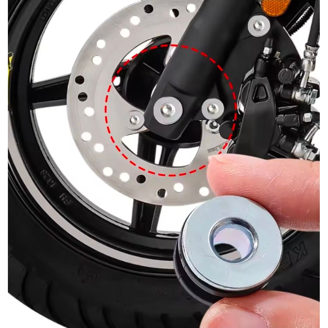 M6 Motorcycle Anti-Vibration Rubber Cushion Mount with Steel Sleeve 10 sets