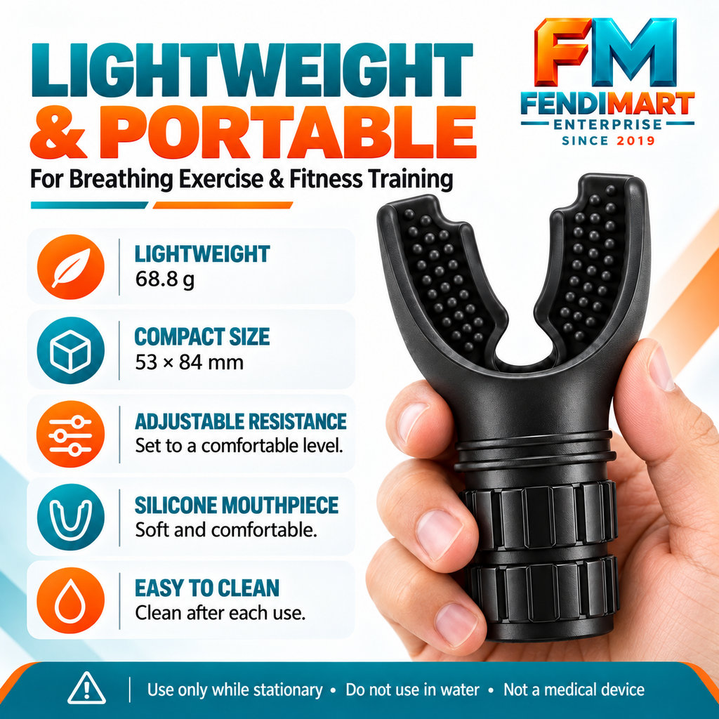 Adjustable Breathing Trainer | Respiratory Training Device | Fitness & Endurance Exercise Tool