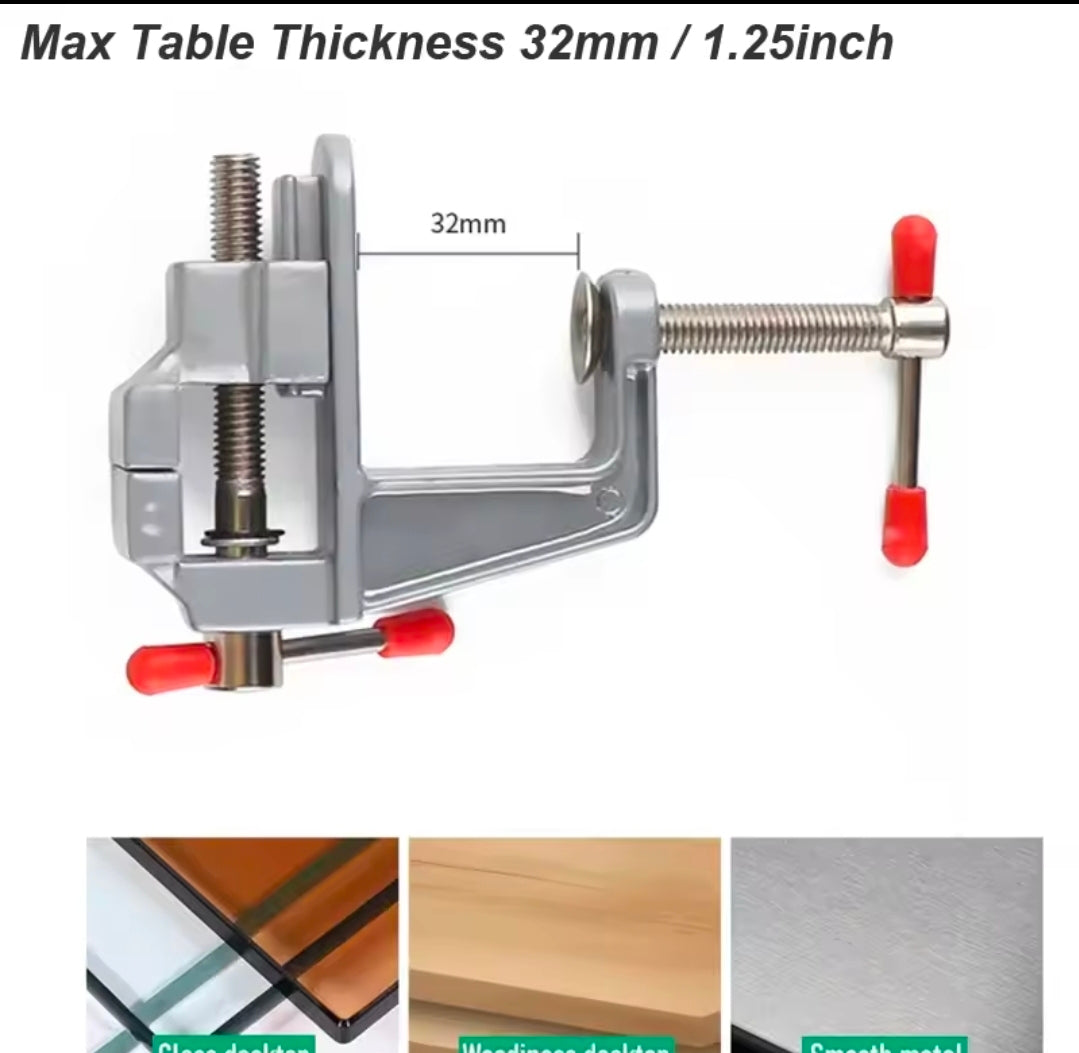 Fenditools Mini Jeweler Table Clamp Bench Vise
