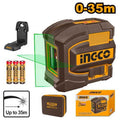 INGCO Self Levelling Green Beam Leveller 1V1H 35M HLL15601