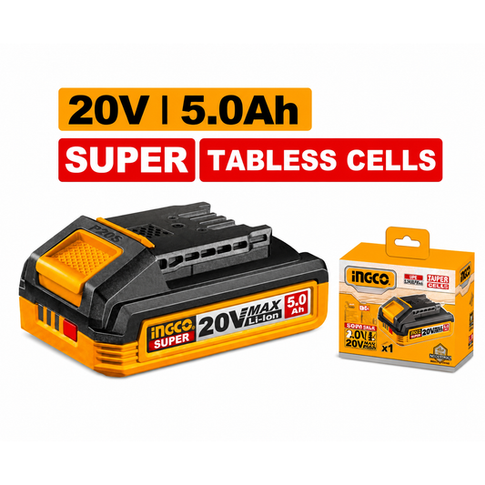INGCO FBLI2125 20V 5.0Ah Lithium-Ion Battery – P20S