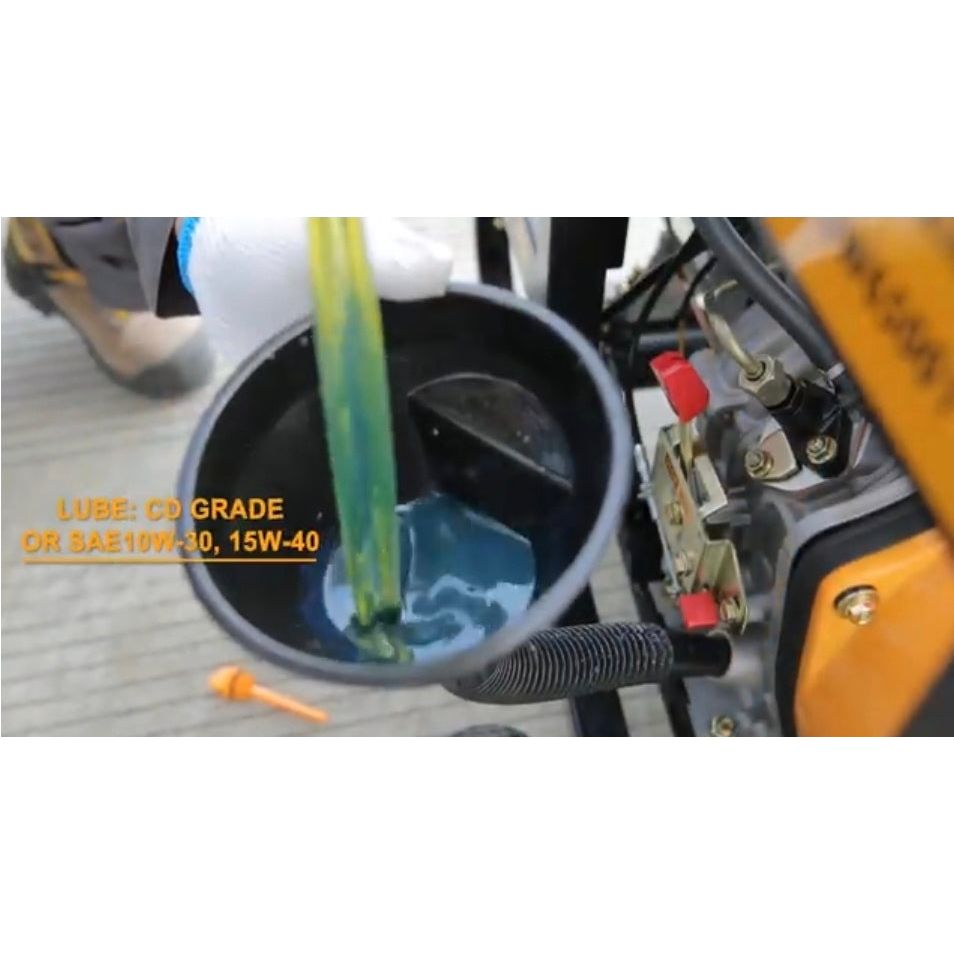 INGCO Diesel Welder & Generator Electric Start Max 180A, 4.6KW GDW65001