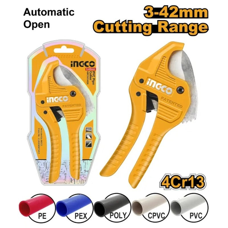 INGCO PVC Pipe Cutter 3-42mm HPCS05428