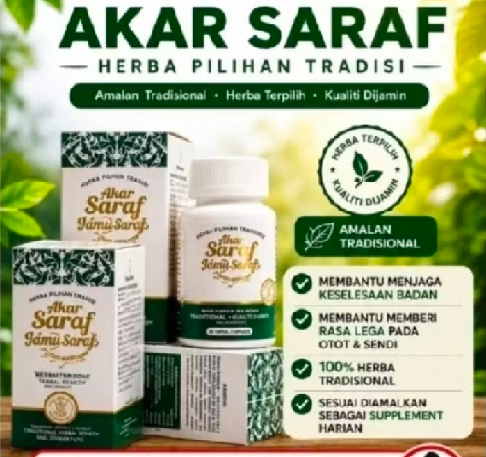 Jamu Saraf – Traditional Herbal Formula with Tongkat Ali & Ginseng Extract | Buy More to Save More with Free Delivery