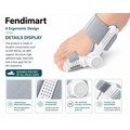 Adjustable Bunion Corrector | Hallux Valgus Big Toe Straightener | Left & Right Foot