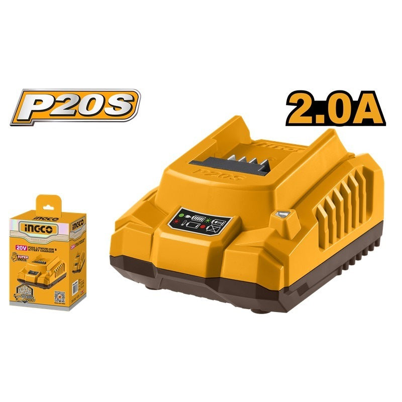 INGCO 20V 1x4.0Ah Battery + 2A Charger Set FBCPK1012