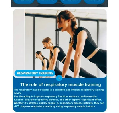 Adjustable Breathing Trainer | Respiratory Training Device | Fitness & Endurance Exercise Tool