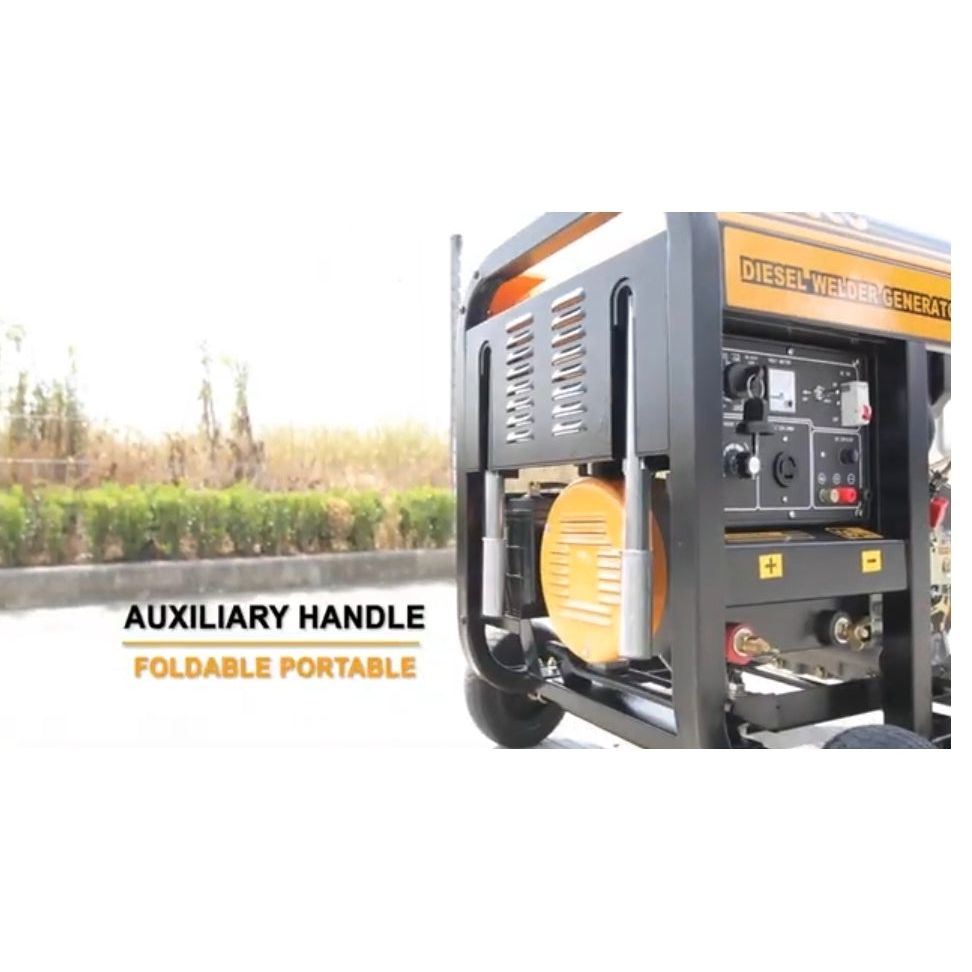 INGCO Diesel Welder & Generator Electric Start Max 180A, 4.6KW GDW65001