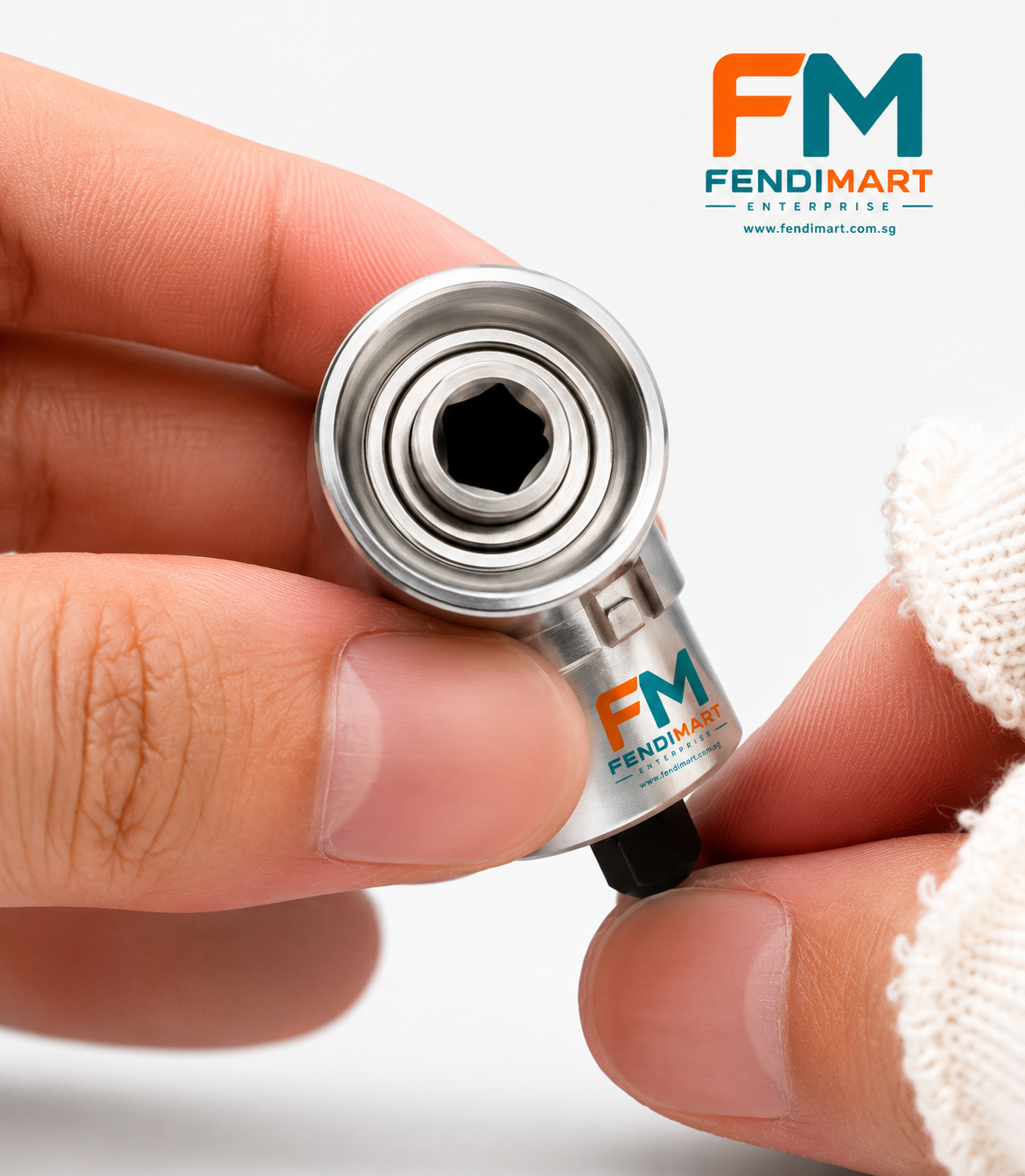 FENDITOOLS ° Right Angle Drill Bit Adapter (1/4" Hex)